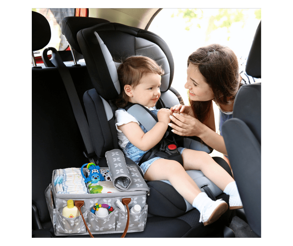 Moteph Extra Large Diaper Caddy, Craft, Toy Organizer, Zip-Top Cover, Waterproof Wet/Dry Bag