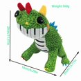 thumbnail image 1 of Crystal Super Soft Green Dinosaur Plush Toy Nightmare Critters Series, 1 of 2