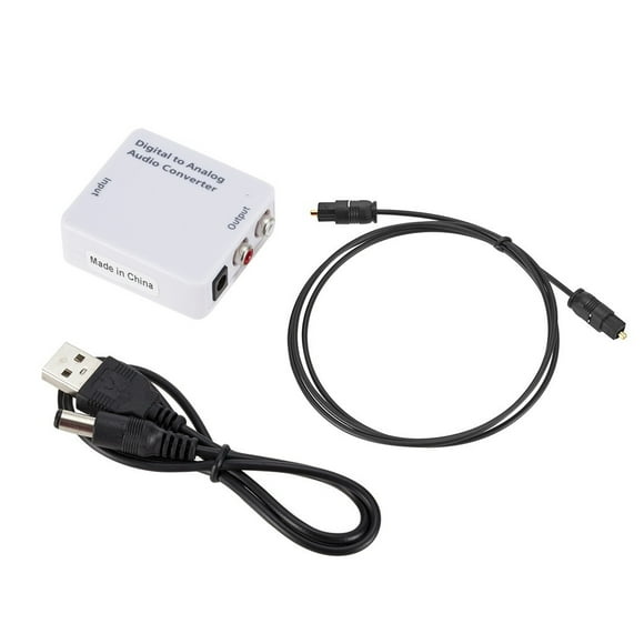 Yhmxh Electronics Computer Accessories Gaming Accessories Optical Coaxial Toslink Digital to Analog Audio Converter Adapter L/R 3.5mm Type-C Adapter