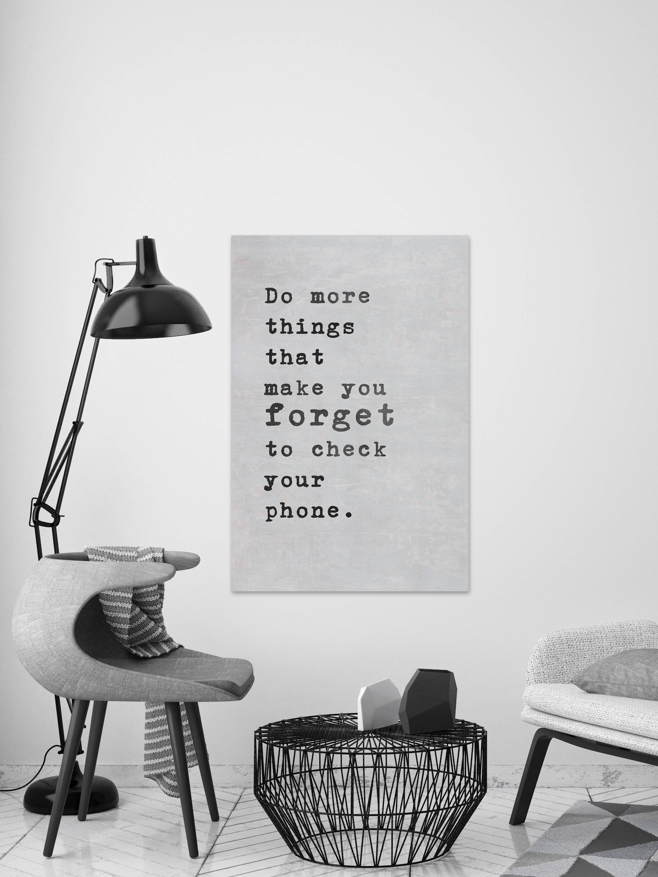 Do More Things Painting Print on Wrapped Canvas