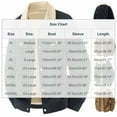 thumbnail image 3 of hlysgo Corduroy Jackets Men Warm Button up Long Sleeve Lapel Sherpa Fleece Lined Jacket Big Men's Winter Coats Trendy Work Outdoor Coat Khaki XXXXXL, 3 of 7
