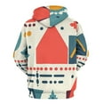 thumbnail image 3 of Abstract Geometric Pattern 3D Print Hoodie Men Women Autumn Thin Pullover Sweatshirt Vintage Streetwear Tops, 3 of 6