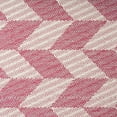 thumbnail image 3 of Nicole Miller New York Patio Country Calla Contemporary Herringbone Indoor/Outdoor Area Rug, Pink/Ivory , 6'6"x9'2", 3 of 9