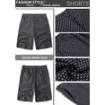 thumbnail image 5 of COOFANDY Men' Casual Linen Shorts 8 Inch Inseam Elastic Waist Lightweight Summer Beach Shorts, 5 of 6
