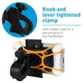 thumbnail image 2 of Macally BBIKEHOLDER Bike Bicycle Motorcycle Phone Holder Mount for iPhone 14 13 12 11 X Pro Max XS XR SE / Samsung Galaxy S23+ S22+ Ultra Plus 5G, 2 of 9