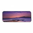 thumbnail image 1 of Landscape Computer Mouse Pad, Seashore in Nantou Taiwan Majestic Cloudy Sky Scenery Lake Boats Mountain, Rectangle Non-Slip Rubber Mousepad Large, 31" x 12" Gaming Size, Pink Purple, by Ambesonne, 1 of 2