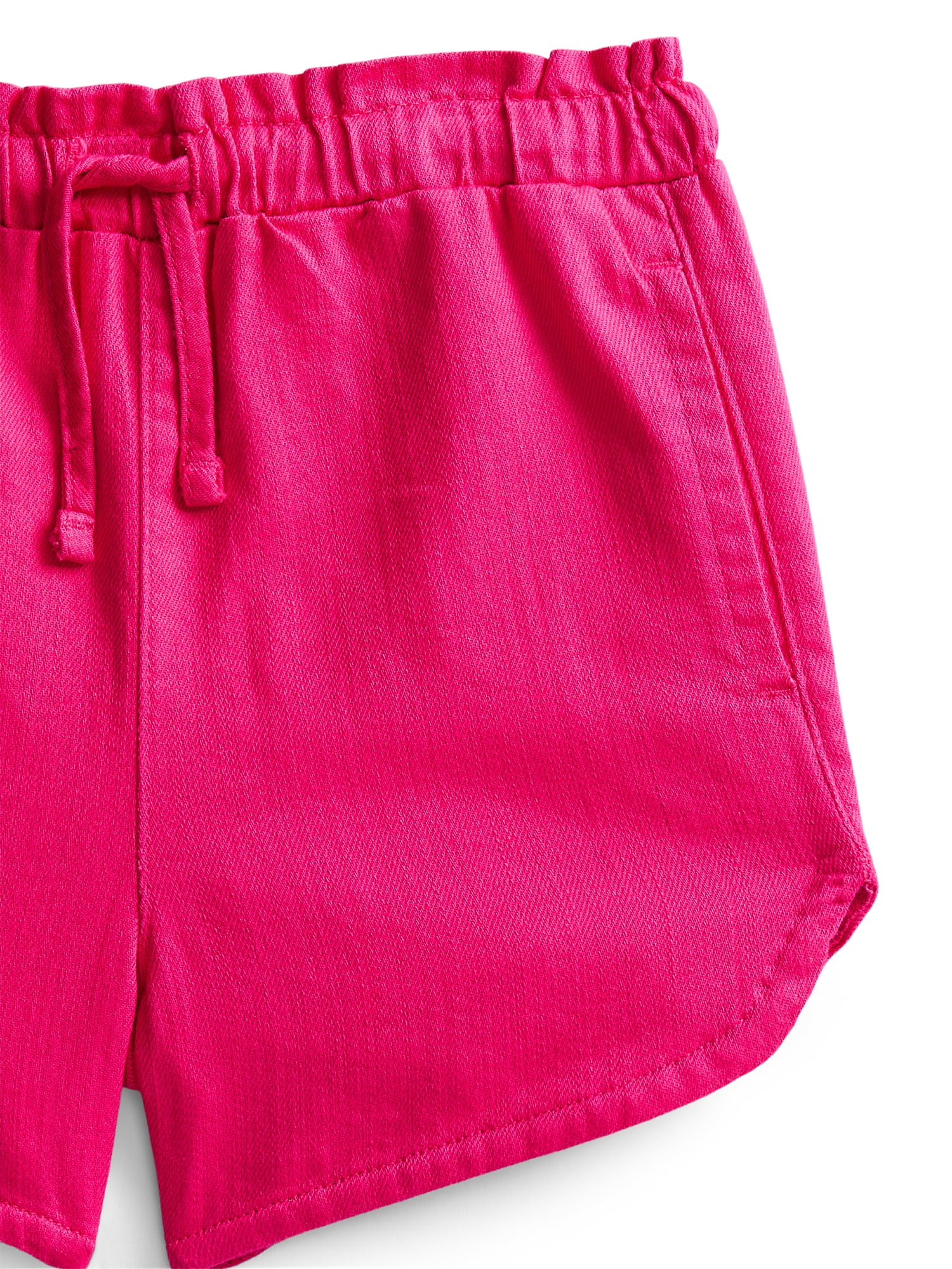 Wonder Nation Toddler Girls Soft Knit Pull On Shorts, Sizes 18M-5T