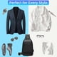 thumbnail image 5 of Sling Bag Chest Shoulder Backpack for Men, Waterproof Crossbody Daypack with USB Charging Port, Single Shoulder Design, 5 of 5