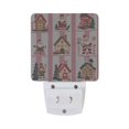 thumbnail image 5 of Yayeee LED Plug in Night Light for The Home with Auto Dusk to Dawn Light Sensors, 2 Pack, Green Christmas Houses, 5 of 6