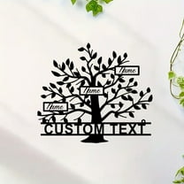 Custom tree of life metal sign Custom metal Family Last Name tree sign Metal Wall Art Front Door Decor Housewarming Gift Wedding