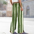 thumbnail image 3 of Plebaso Palazzo Pants for Women Casual Drawstring Wide Leg Pants Womens Flowy Summer Trousers with Pockets, 3 of 7