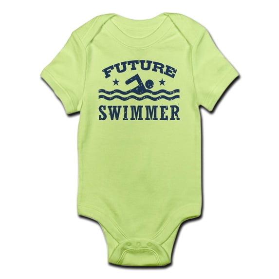 CafePress - Future Swimmer Infant Bodysuit - Baby Light Bodysuit