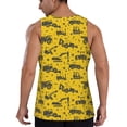 thumbnail image 6 of Rocae Vintage Excavator for Men's Workout Tank Top Men's Running Tank Top Dry Fit Athletic Workout Tank TopsXX-Large, 6 of 9