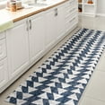 thumbnail image 4 of JONATHAN Y SANTA MONICA 2 x 10 Runner Rug, Andratx Tribal Geometric - Ivory/Blue, SMB126C-210, 4 of 9