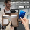 thumbnail image 5 of JEEHOOD Case For Google Pixel 10 / Pixel 10 Pro, RFID Blocking Compatible With MagSafe Detachable 2 In 1 Wallet With Snap fastening Card Holder,PU Leather Case,Kickstand Magnetic Protective Cover, 5 of 8