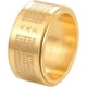 thumbnail image 4 of Anillos budistas de acero inoxidable para hombres grabados chinos Gran Compasión Mantra bandas de 0.433 in de ancho, 4 of 5