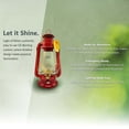 thumbnail image 5 of Light of Mine - Dietz #20 Junior Red with Gold Trim Oil Lantern with 5/8" Replacement Wick Strips (Red w/ Gold Trim), 5 of 6