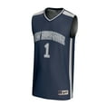 thumbnail image 2 of Unisex GameDay Greats #1 Navy New Hampshire Wildcats Lightweight Collegiate Basketball Fashion Jersey, 2 of 4