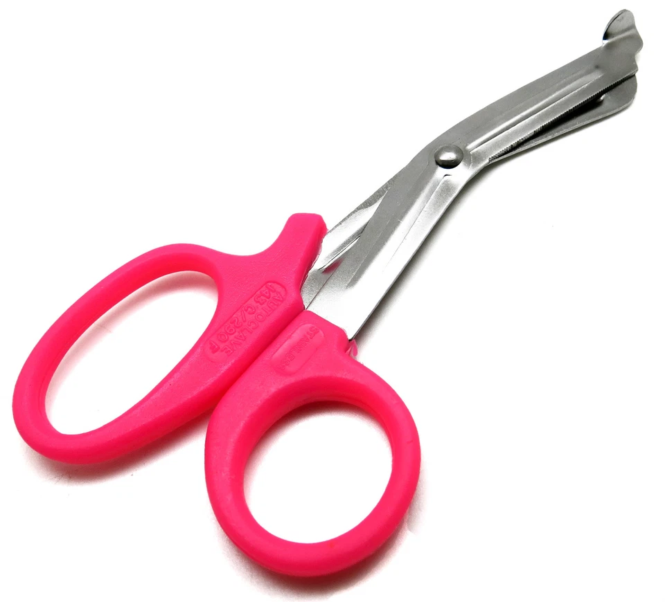 Pink Utility Scissors 5.5" & 7.25" Multi-Purpose Diy Ems Universal 2 Shears Set