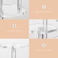 thumbnail image 3 of MasteelfCA 1Pc Clear Figurine Models Display Rack Acrylic Jewelry Riser Type Rack (4 Tier), 3 of 8