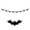 Light Purple, variant on BotaniNest Halloween Decorations Halloween Decorations Black Glittery Bat Banner Garland Bat Wall Stickers Hanging Bat Banner For Halloween Party Decoration Indoor Outdoor Mantel Supplies
