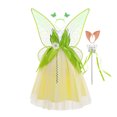 thumbnail image 1 of Disfraz de princesa Campanilla para Halloween para niños, diseño detallado, 1 of 4