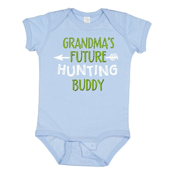 Inktastic Grandmas Future Hunting Buddy Boys or Girls Baby Bodysuit