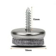 thumbnail image 6 of 24 X Furniture Felt Pads Slides Pads With Screw For Floors Non-Slip Chair Glides Leg Floor Protection Accessories, 6 of 8