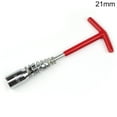 thumbnail image 1 of Spark Plug Wrench, 14/16/21mm T-shape Handle Car Auto Spark Plug Socket Wrench Installer Hand Tool, 1 of 7