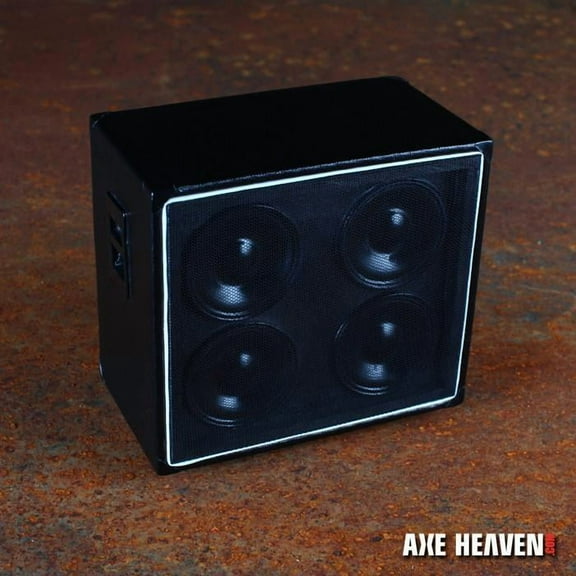 Axe Heaven Classic MS Style Speaker Cabinet Amplifer 4x12 Black Miniature Replica Collectible MS-AMP-1