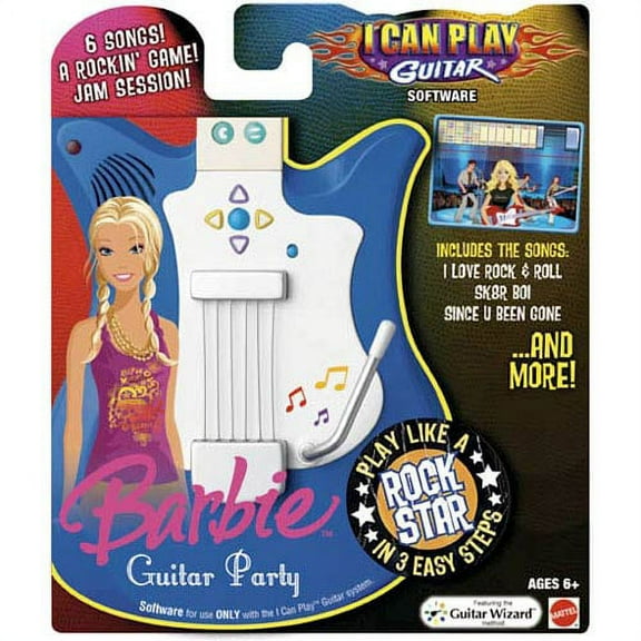 I Can Play Guitar Software - Barbie Guitar Party - 6 Songs! A Rockin Game! Jam Session