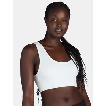 No Boundaries Women's Double Scoop Seamless Bra, Sizes XS-XXXL