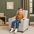 thumbnail image 5 of Olive & Opie Chase Kids/Toddler Recliner Chair - Push Back Lounge Sofa for Boys & Girls Age 3+, Wooly Gray, 5 of 10
