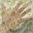 thumbnail image 3 of Dinosaur Tulle Curtains with Rod Pocket, Dinosaur Characters with Spring Meadow Flowers Hearts, Sheer Drape for Wedding Party 2 Panels, 7 Sizes, Green Yellow, by Ambesonne, 3 of 3