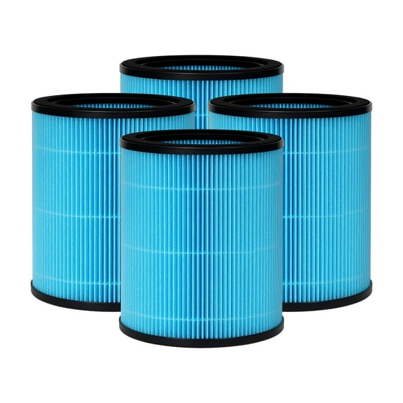 Nispira AP0601 2-in-1 True HEPA Filter Replacement for AirTok Air Purifier AP0601-RF  4 Pack