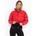 thumbnail image 4 of Veste Matelassée Courte pour Femmes, Manteau d'Extérieur Rouge m, 4 of 8