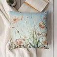 thumbnail image 3 of SHANXI  Spring Pillow Covers Floral Bloom Decorations Seasonal Farmhouse Summer Pillow Case Decor for Sofa Couch 12x12in, 3 of 5