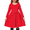 Red, variant on Oudiya Girls Button Down Dresses Midi Long Sleeve A-line Casual Dress with Pockets, 4-14Y