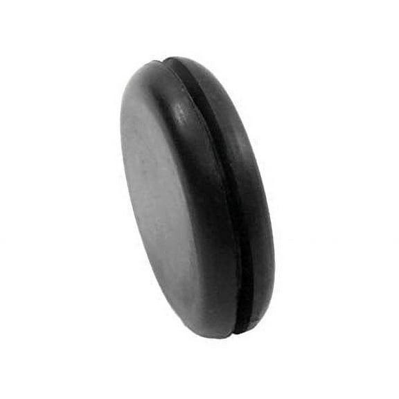 Fits 7/8" Hole - 1 1/8" Diameter - 5/16" Height - 1/16" Panel Thickness - Push-in Panel Plug Grommet Without a Hole Rubber Plug (2)