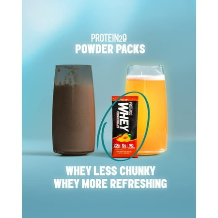 Protein2o Whey Protein Isolate, Orange Mango, 20 Stick Packs