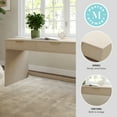 thumbnail image 3 of Martha Stewart Home Office Modular 2 Drawer Desk in Light Natural with Brushed Gold Hardware, 3 of 11