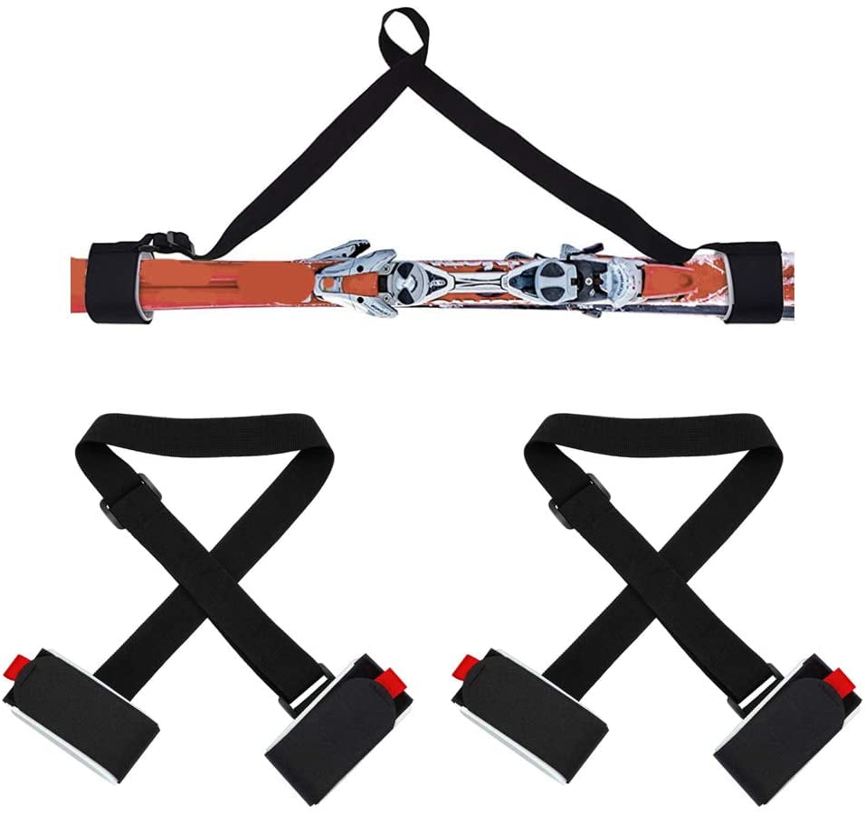 Portable Ski Shoulder Carrier Strap Ski Binding Handle Belt Thick Lash M8W4 