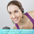 thumbnail image 2 of Auriculares deportivos MUCRO con cable y ganchos para colocar sobre las orejas, azules, 2 of 7