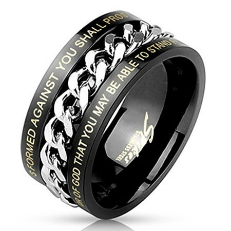 Isaiah 54 17 Ephesians 6 11 Wedding Band Mens Ring Isaiah 54 17 Ephesians 6 11 Wedding Band Mens Ring Scripture Armor Of