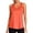 Orange, variant on Racerback Yoga Tank Top, Women's Loose Fit Mesh Workout Shirt, Sleeveless Athletic Gym Tee for Running & Training