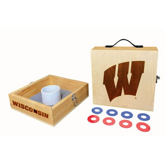 University of Wisconsin Engraved Square Washer Toss Set