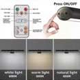 thumbnail image 5 of Wireless Picture Lights Dimmable Dartboard Light Rechargeable Art Display Lights, 5 of 5