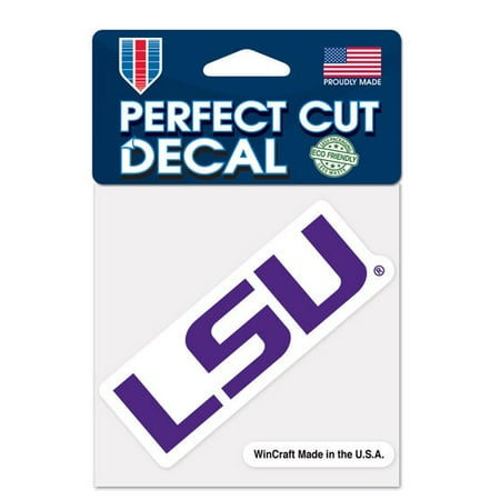 LSU Tigers 4x4 Perfect-Cut Car Auto Decal Sticker