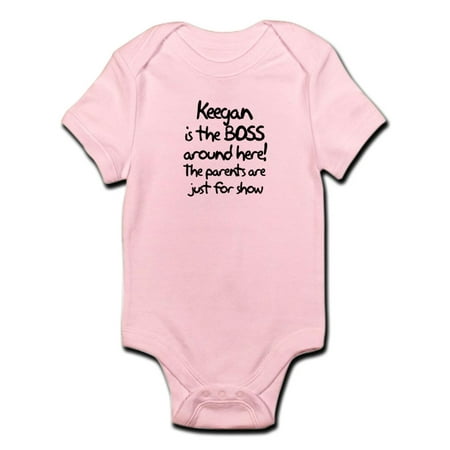 

CafePress - Keegan Is The Boss Infant Bodysuit - Baby Light Bodysuit