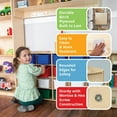 thumbnail image 5 of Wood Designs Mobile Storage Cabinet for Daycare and Classroom with Hidden Compartment for Valuables, Fully Assembled, 60" H x 31" L x 26" W (Pack of 2), 5 of 6